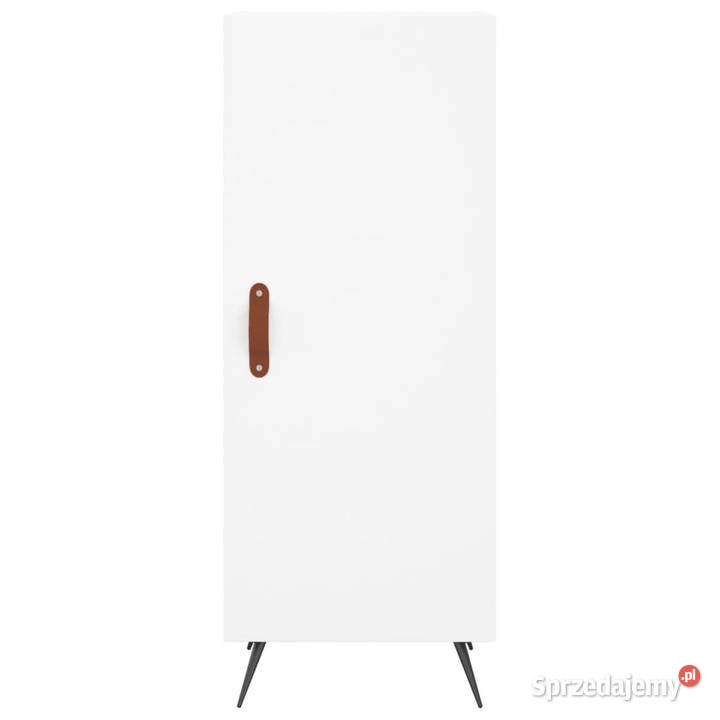 Wysoka szafka biała 345x34x180 materiał Warszawa