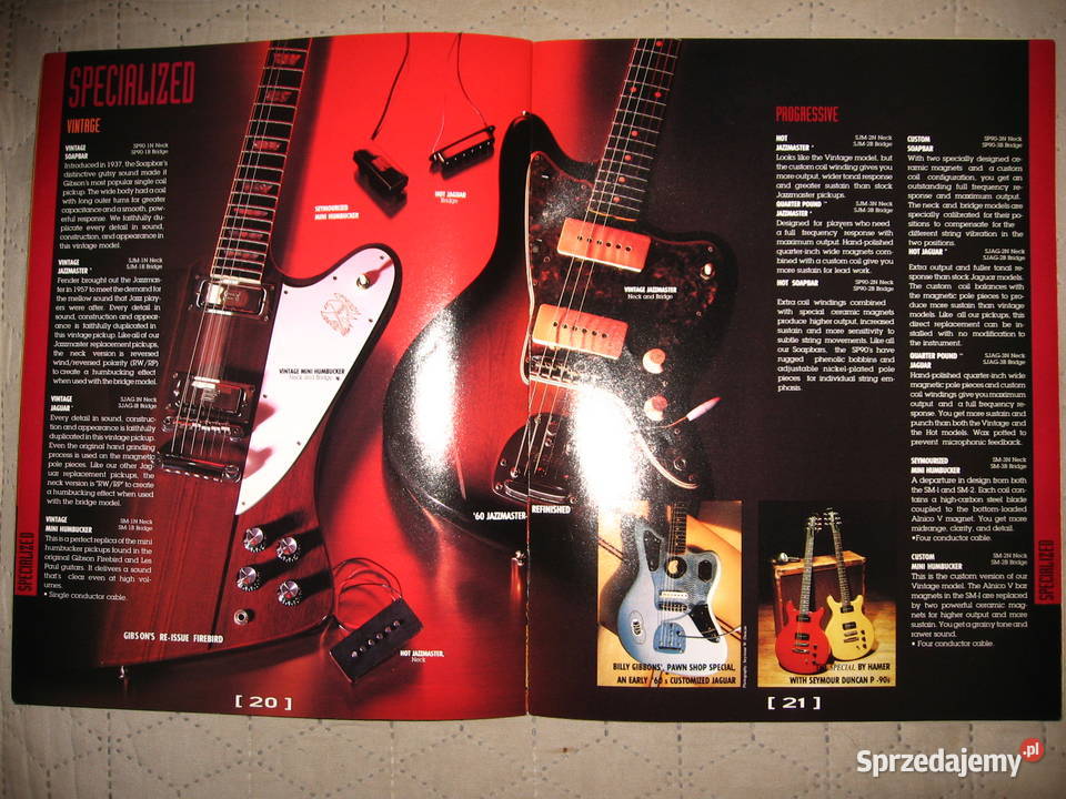 Seymour Duncan Pickups katalog przetworników
