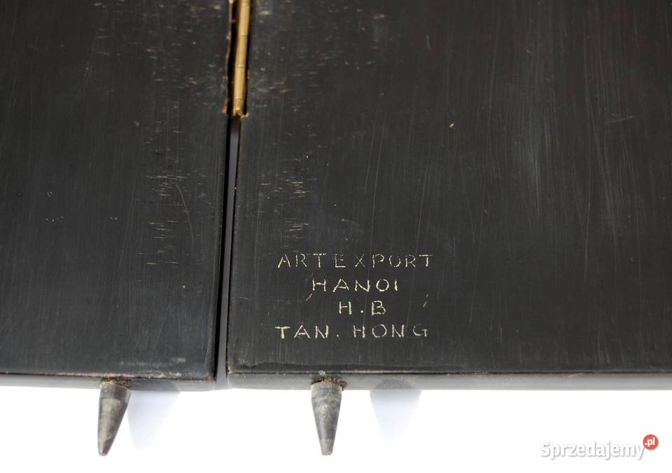 Parawan z laki chiński obraz pejzaż laka żurawie wielokolorowy Lublin sprzedam