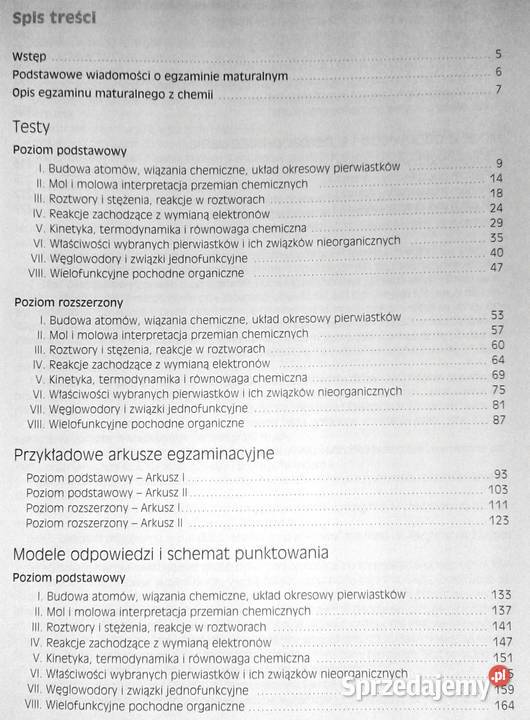 Chemia Matura 2011 G Pajor A Zielińska