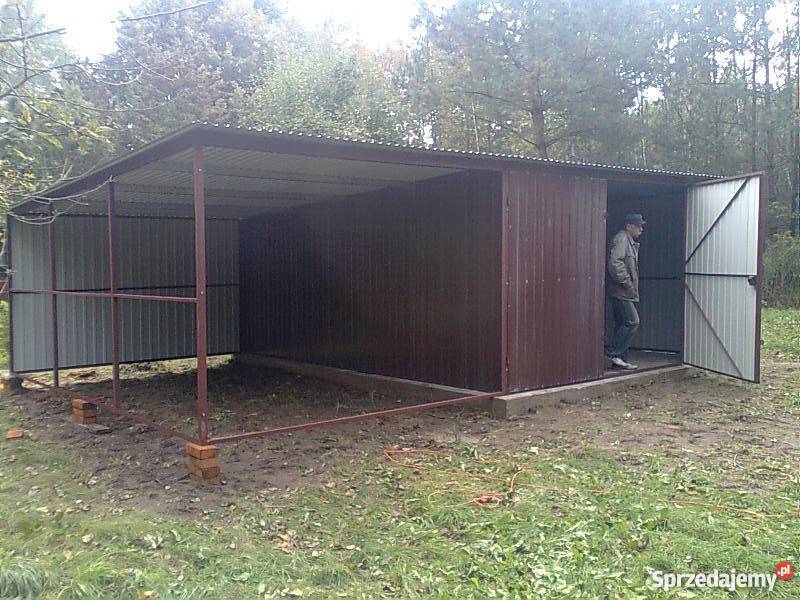 garaż blaszany 3x5m transport i montaż