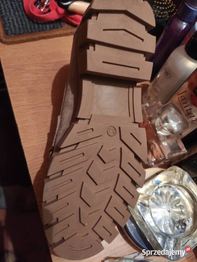 Nowe mokasyny ze skóry brązowy/beżowy Łódź