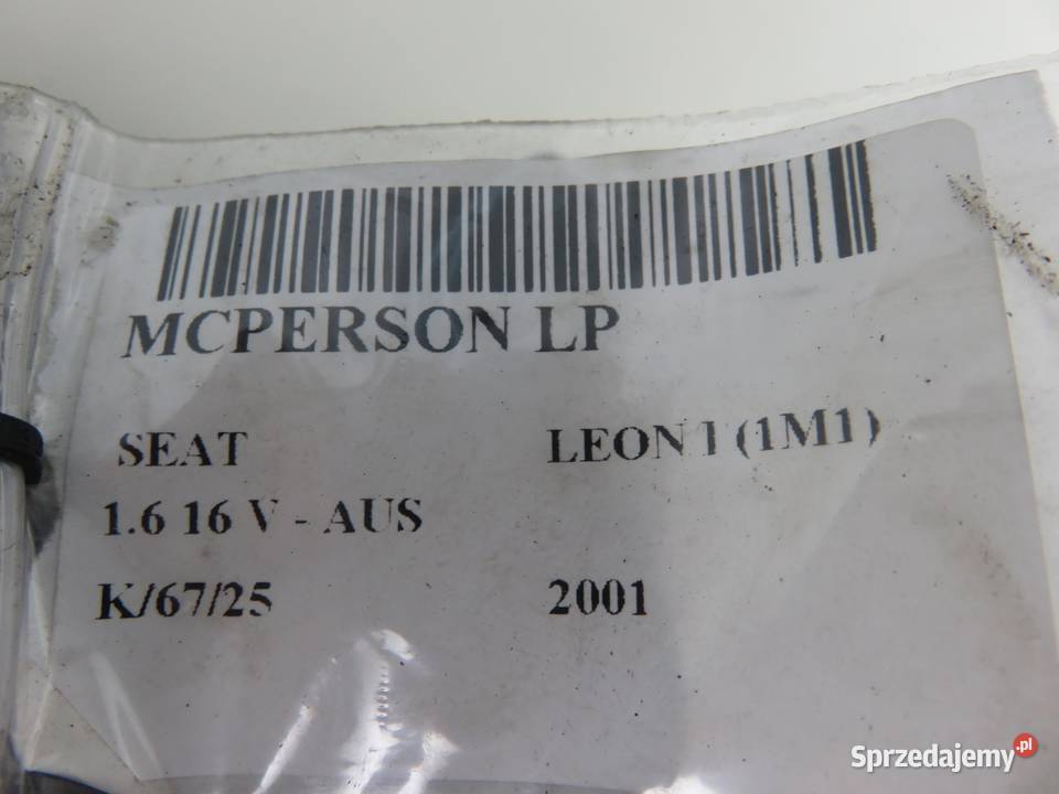 MCPERSON LEWY PRZEDNI SEAT LEON I 16 16 V osobowe sprzedam