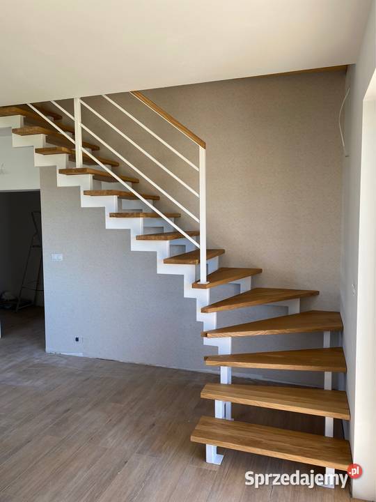 Schody metalowe nowoczesne loft samonośne metal Warszawa