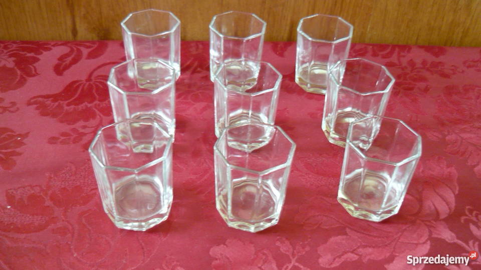 kieliszki 9 sztuk sprzedam
