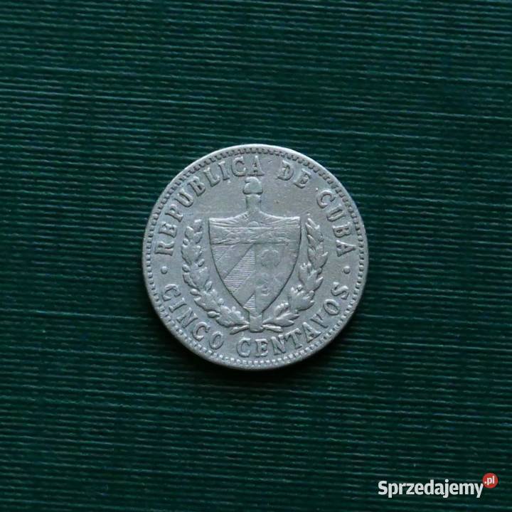 KUBA 5 centavo 1968r Numizmatyka