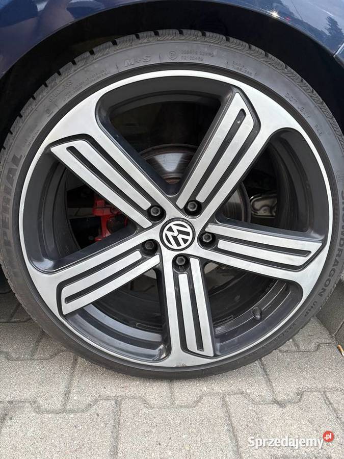 Felgi aluminiowe opony zimowe 7mm stan rozstaw 5 Połajewo