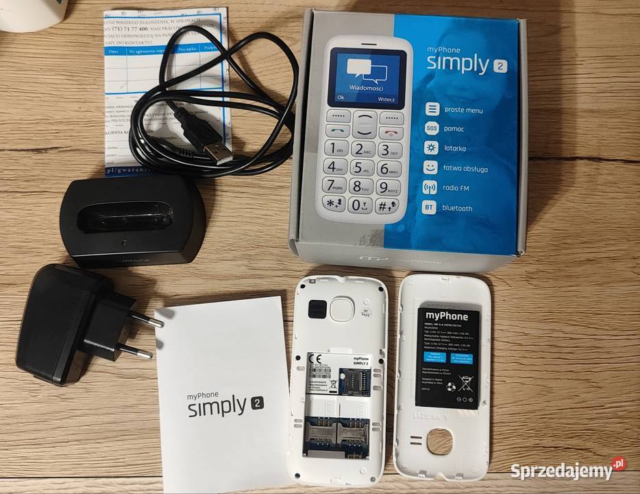Telefon seniora MyPhone SIMPLY 2 lubelskie sprzedam