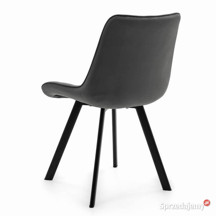 Krzesło Tapicerowane Tori Ciemnoszare Wysyłka Krzesła