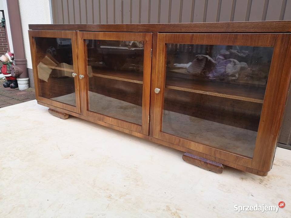 Komoda Szafka RTV ARTDECO Orzech Niska Stara wielkopolskie Swarzędz
