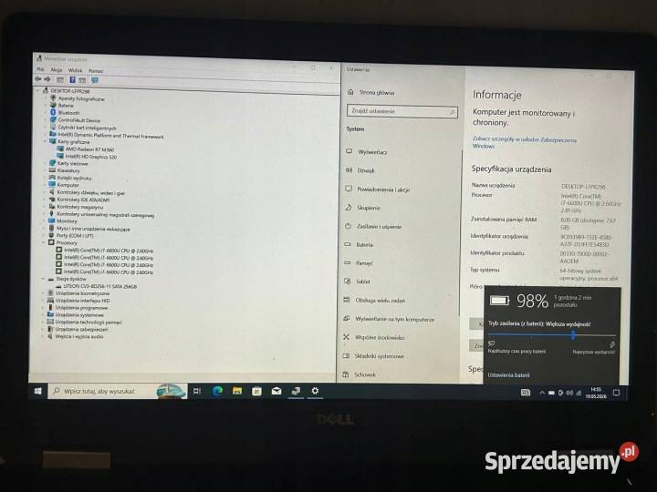 Laptop Dell Latitude E5570 156 Intel Core i7 8 Warszawa