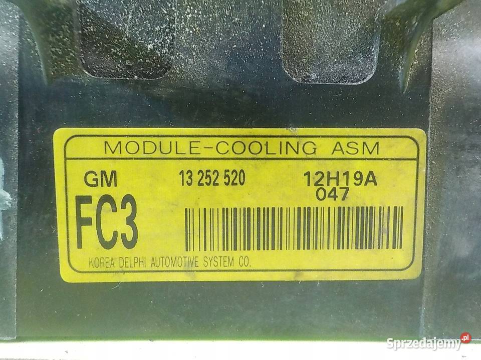 CHEVROLET ORLANDO 18 B 13r 5D wentylator Suków