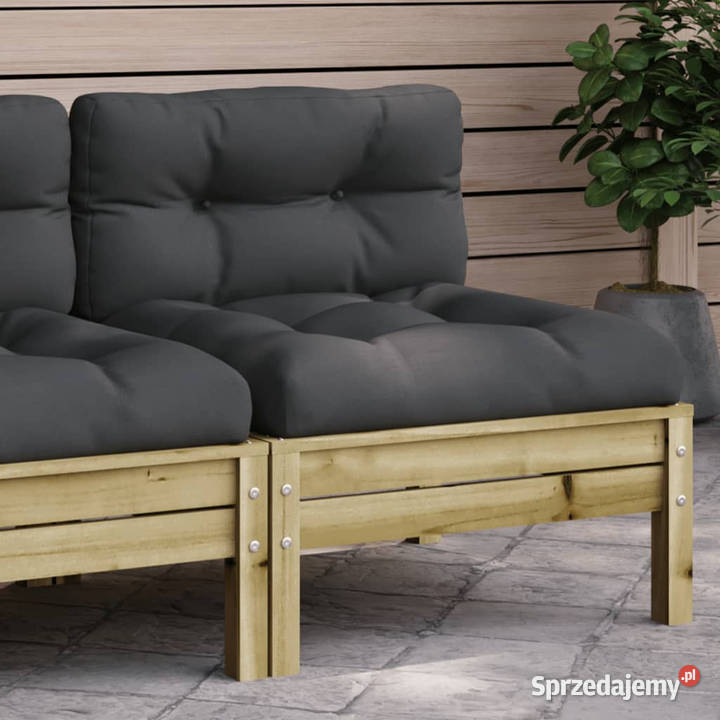 Sofa ogrodowa bez podłokietników poduszki Warszawa