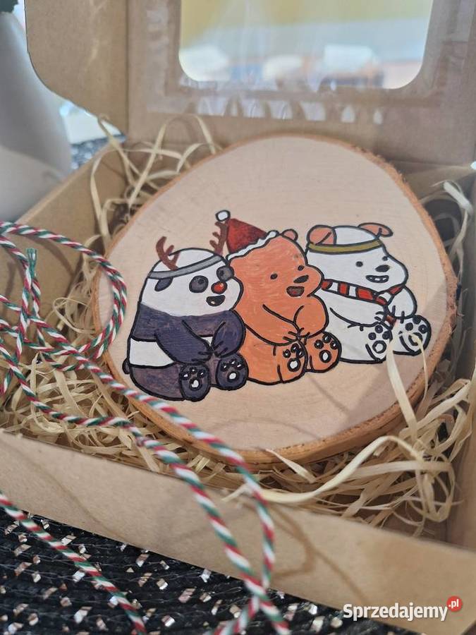 Podstawkaobrazek na drewnie malowany Strzyżów