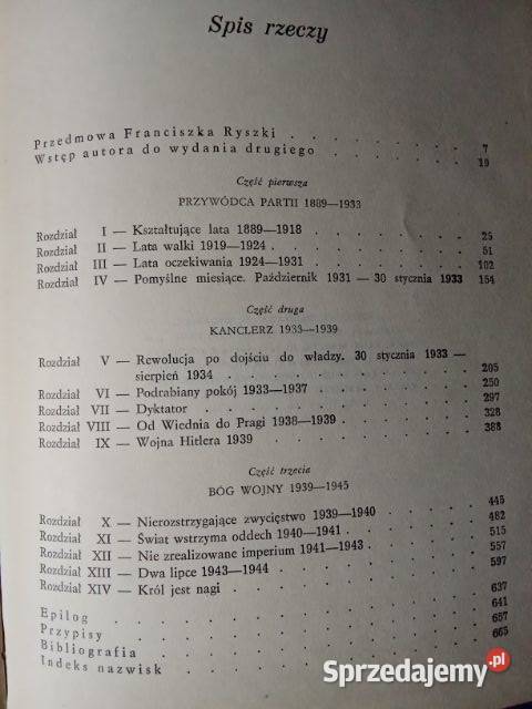 Hitler studium tyranii Bullock Adolf Hitler Łódź