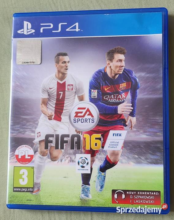 Gra Fifa 16 na 4 lektor Gry na konsole mazowieckie Warszawa