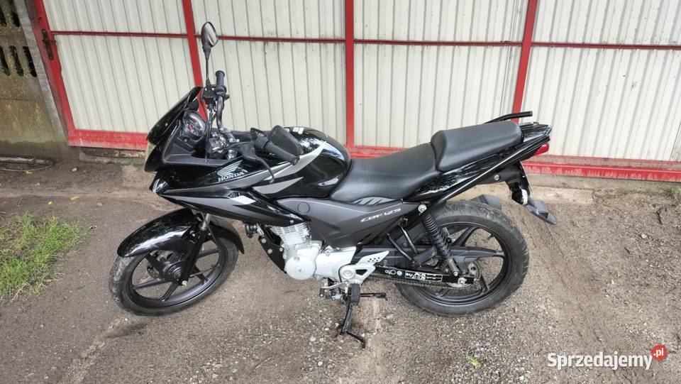 Honda CBF125 z 2012 roku na wytrysku lubelskie Potok Wielki