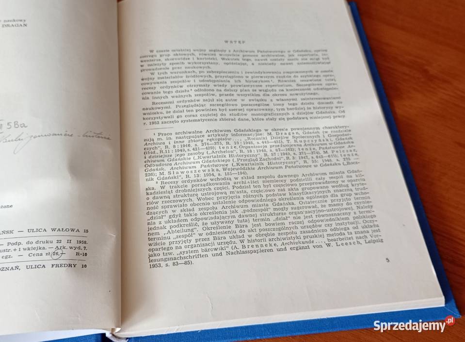 Recesy gdańskich ordynków 15451814 Czesław Gdańsk