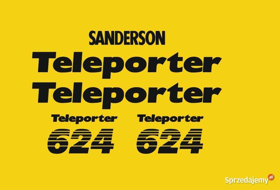 Naklejki ładowarka teleskopowa Sanderson 726 Szczecin