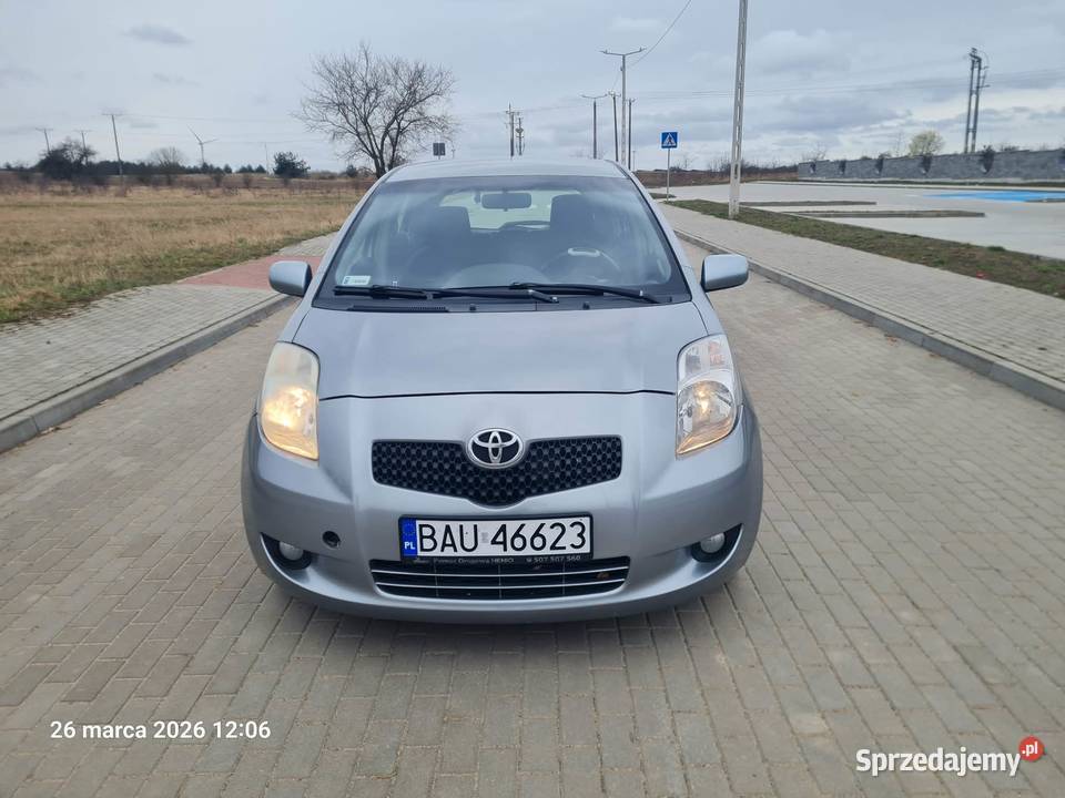 TOYOTA yaris AUTOMAT 2006r Samochody osobowe podlaskie Grajewo sprzedam