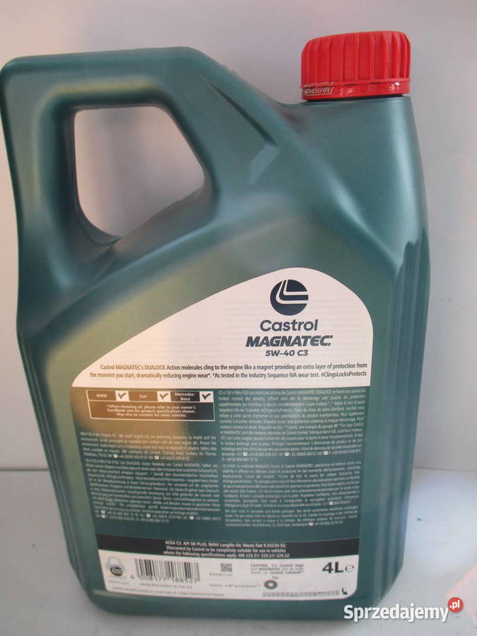 Castrol Magnatec 5W40 C3 4L Sklep Łódź Bałuty Oleje silnikowe łódzkie
