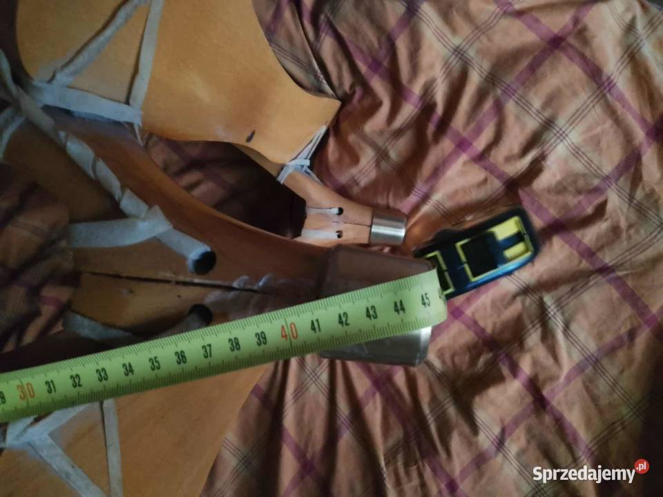 taboret Vintage Camel stołek siodłowy drewniany