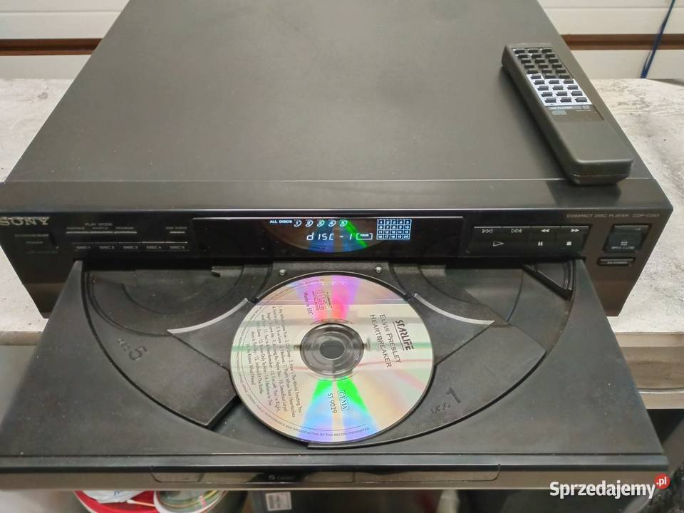 Zmieniarka CD X5 SONY pilot optical sprzedam