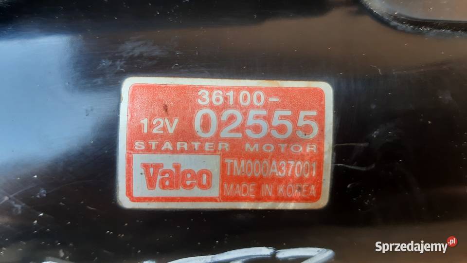 rozrusznik Valeo 3610002555 hyundai getz atos
