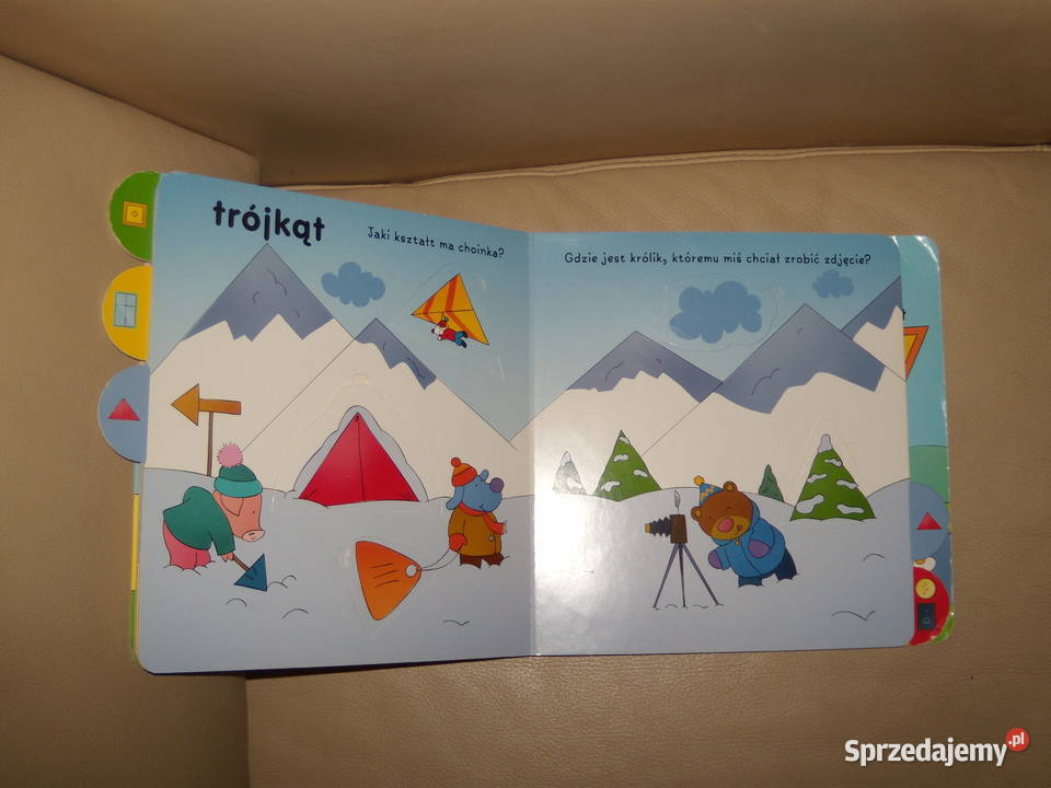 Poznaję kształty Zagadki i niespodzianki na Książki dla dzieci Warszawa