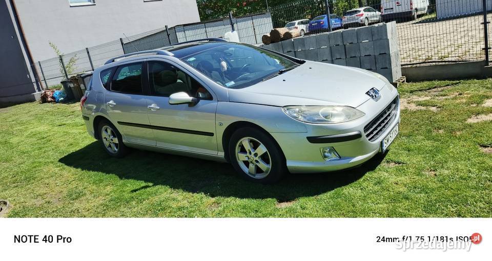 Peugeot 407 SW 2007r 20 HDi 222000 przebiegu ASR (kontrola trakcji) 407 Sosnowiec