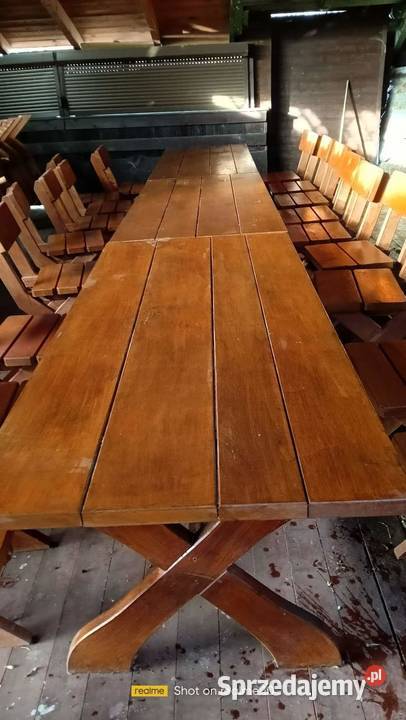 MEBLE OGRODOWE DĘBOWE Zielona Góra sprzedam