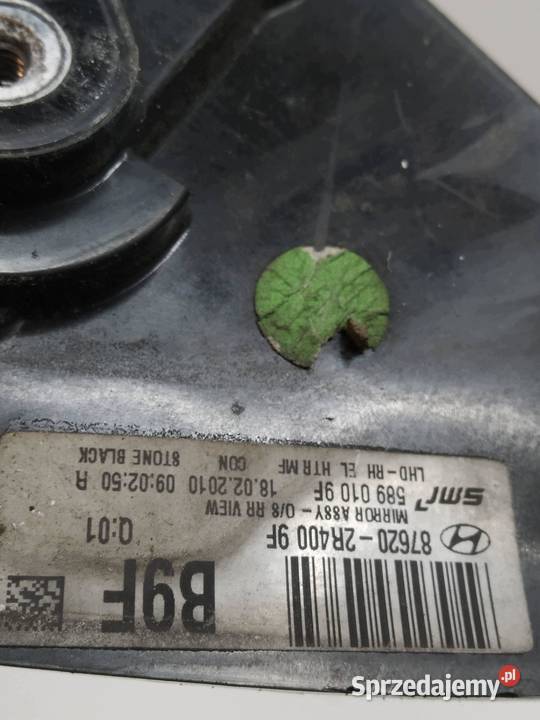 LUSTERKO PRAWE 5PIN EUROPA Hyundai i30 I Rok produkcji 2010 sprzedam