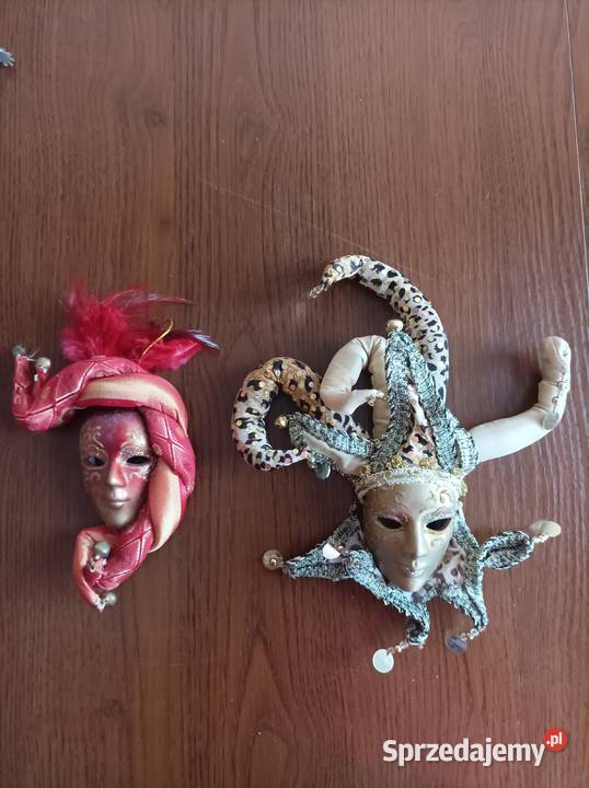 Maski weneckie ozdoby na ścianę Dekoracje i ozdoby