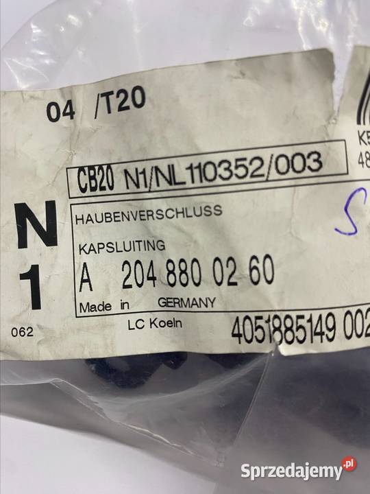 Zamek maski Mercedes Cklasa W204 Eklasa W205 osobowe Jasienica sprzedam