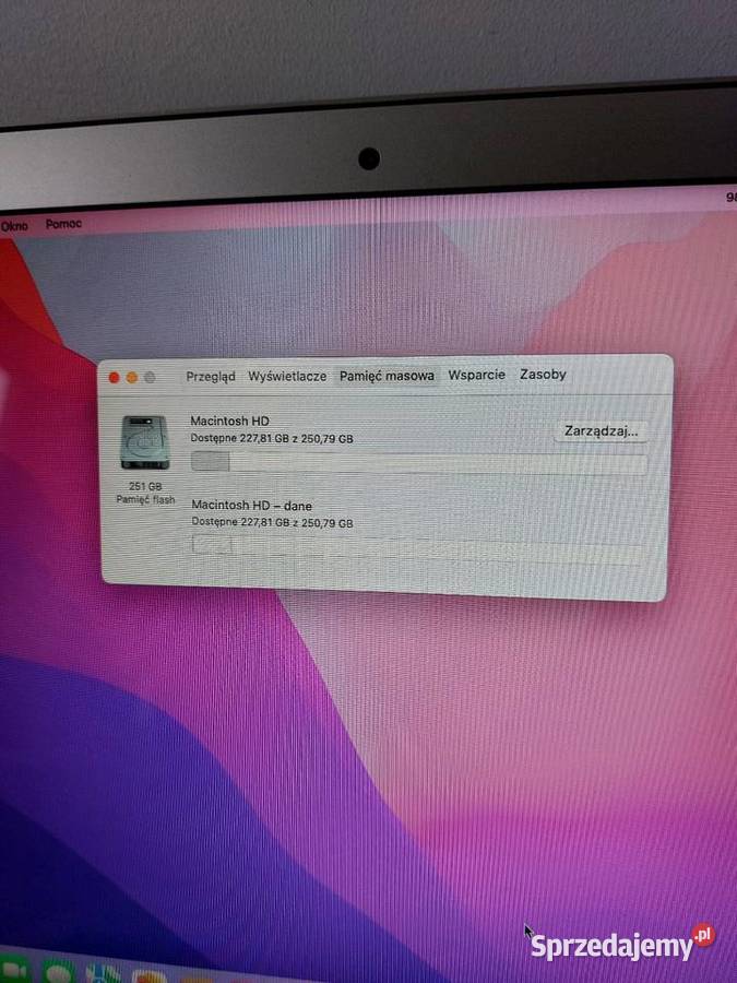 MacBook Air 13 2015 8GB RAM 256GB Idealny Stan 1400 x 900 Komputery i Akcesoria Warszawa