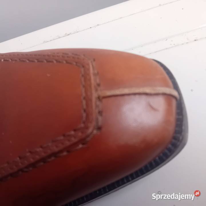 Półbuty skórzane męskie Sherwood rozmiar 445 Półbuty Kraków