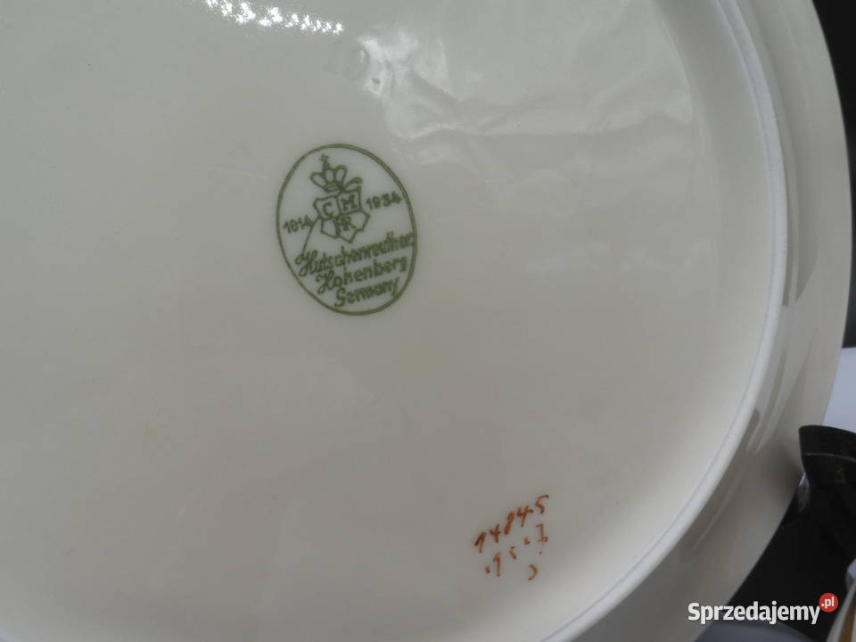 HUTSCHENREUTHER talerzyki deserowe 5 ecru Porcelana i szkło