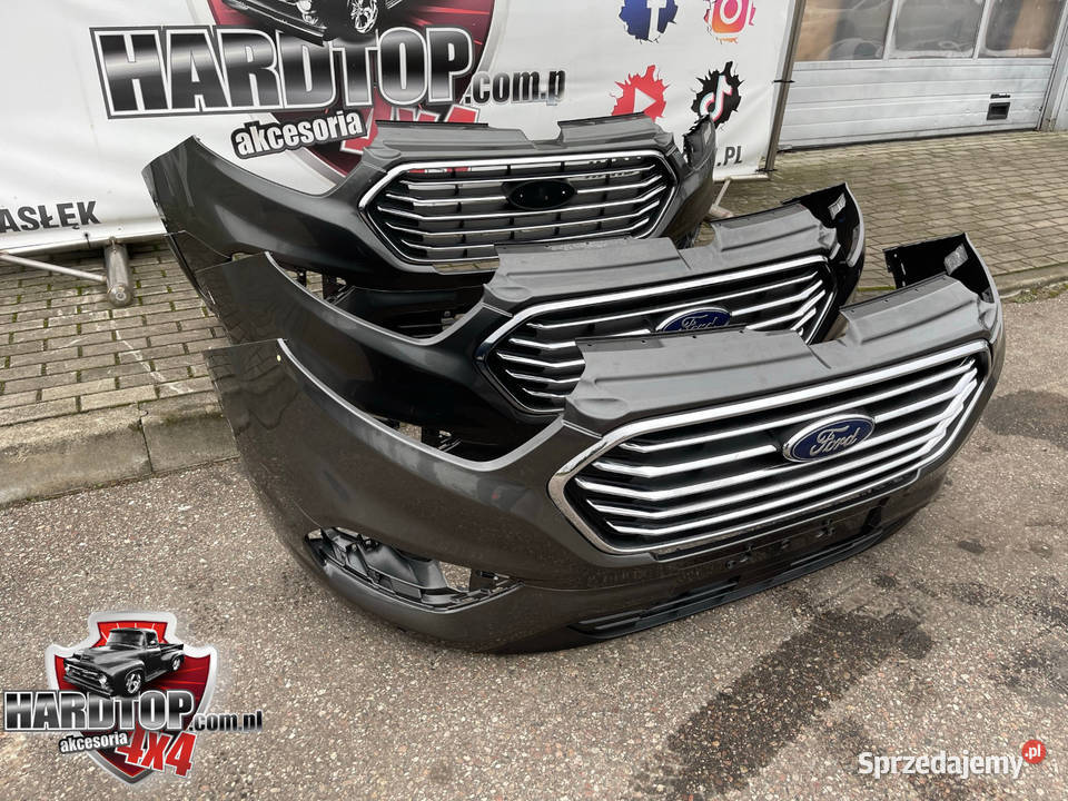 Zderzak Grill Ford Transit Custom 2018 Przód Pasłęk