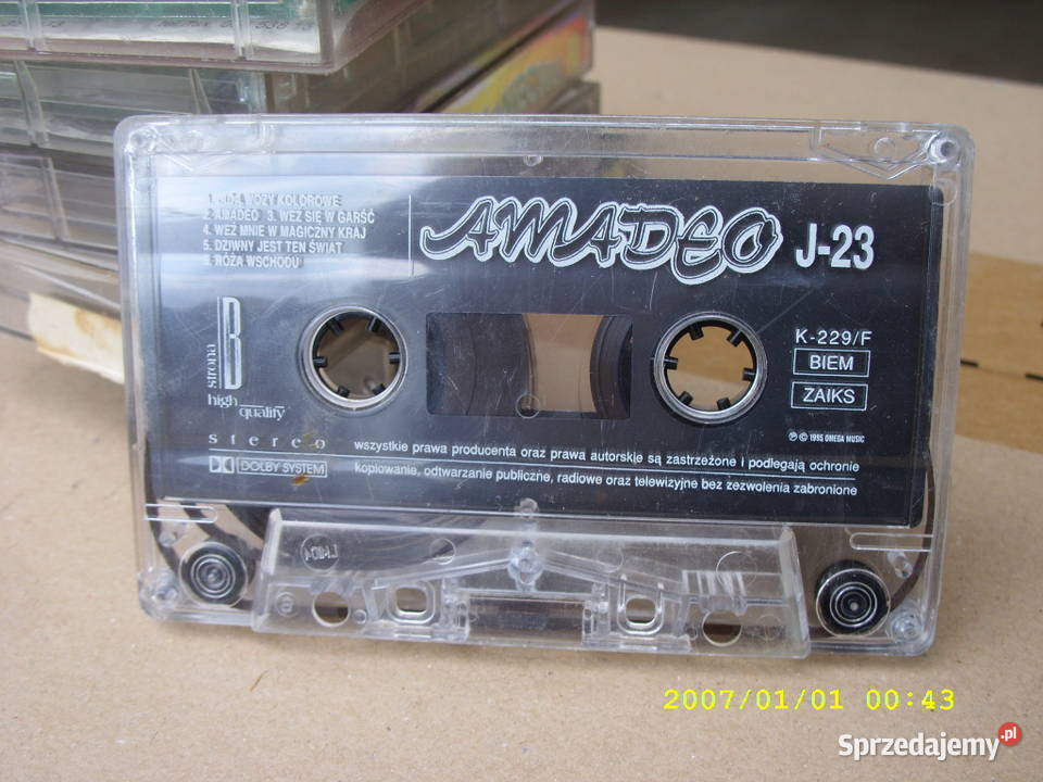 DISCO KAS AMADEO J23 bez okladki Wołów
