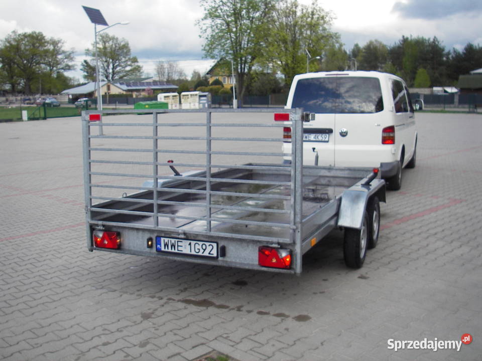 Przyczepa lekka Niewiadów 2017rdmc750 dwie osie 450kg Do samochodów osobowych Wyszków sprzedam