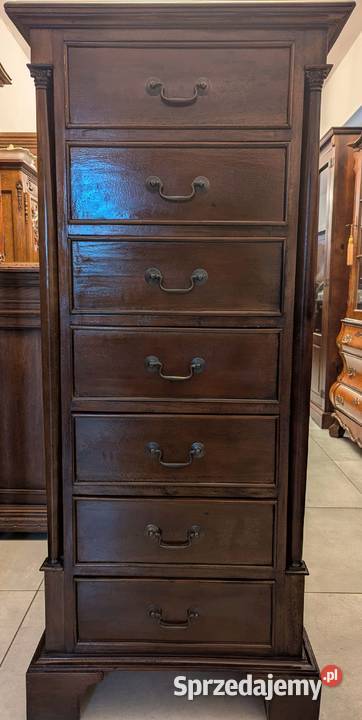 Piękna wysoka szyfonierakomoda kolonialna sklep Dąbrowa Górnicza