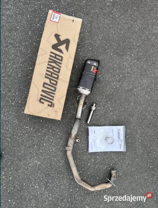 Pełny układ wydechowy akrapovic slip on do ktm