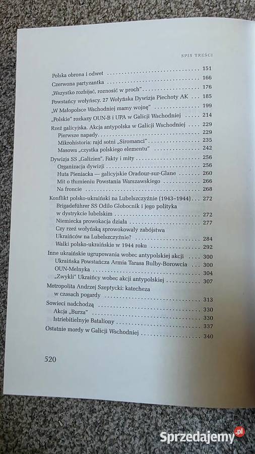 rzezi wołyńskiej do akcji Wisła Grzegorz Motyka małopolskie Kraków