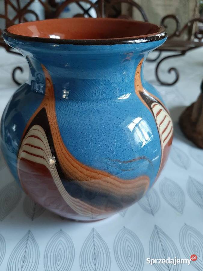 Bułgarski wazonik 14 Rękodzieło Stronie Śląskie sprzedam
