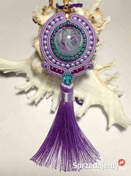 WISIOR Z ŻYWICĄ I CHWOSTEM fioletowy SUTASZ mazowieckie Warszawa