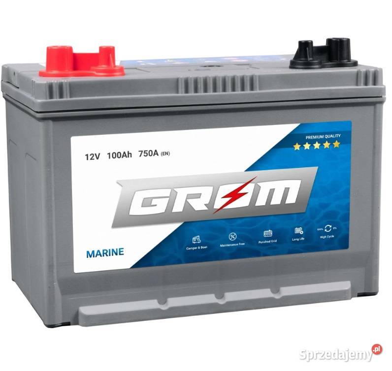 Akumulator GROM MARINE 100Ah 750A M31DC Dostawa Akumulatory Rzeszów