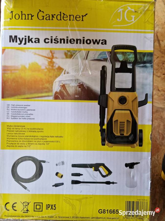 Myjka ciśnieniowa JG 90135 BAR 1800W G81665 Głogowa