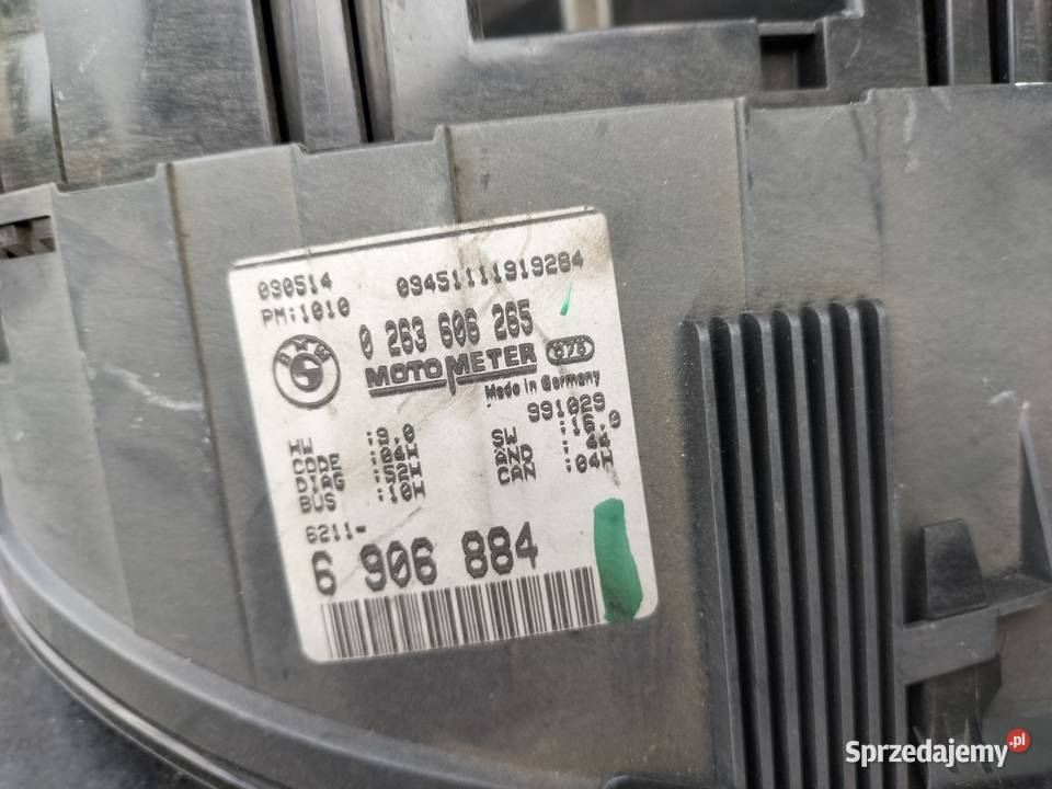 LICZNIK ZEGARY BMW 3 E46 6906884 1031098005