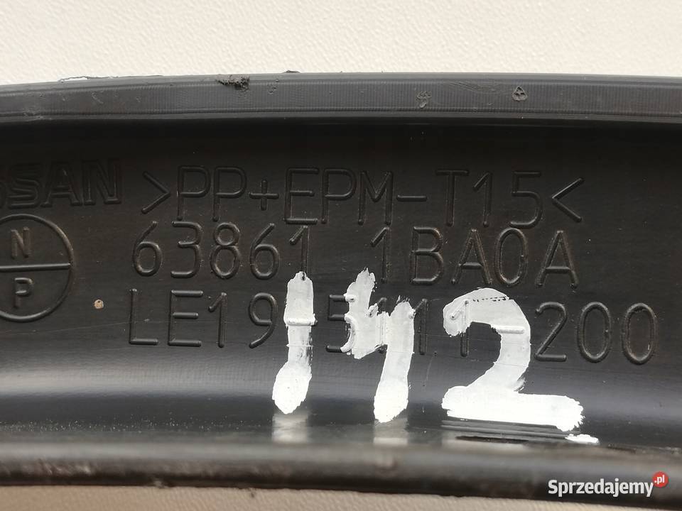LISTWA BŁOTNIKA LEWY PRZÓD INFINITI EX30d EX35 Nowy Tomyśl sprzedam