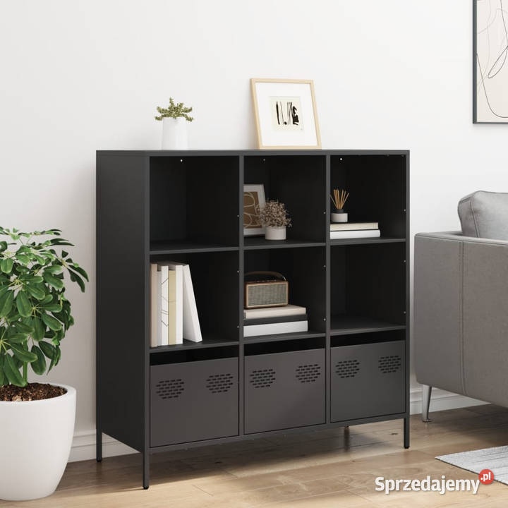 Szafka czarna 1015x39x1035 stal WM851388 Warszawa